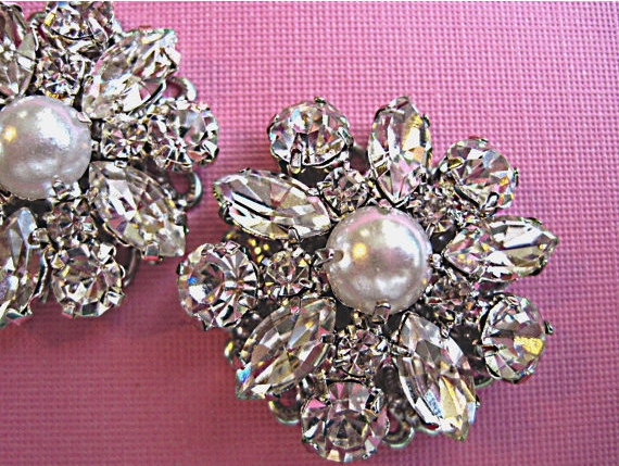 Wedding Shoe Clips - Rhinestone Shoe Clips, Wedding Accessories